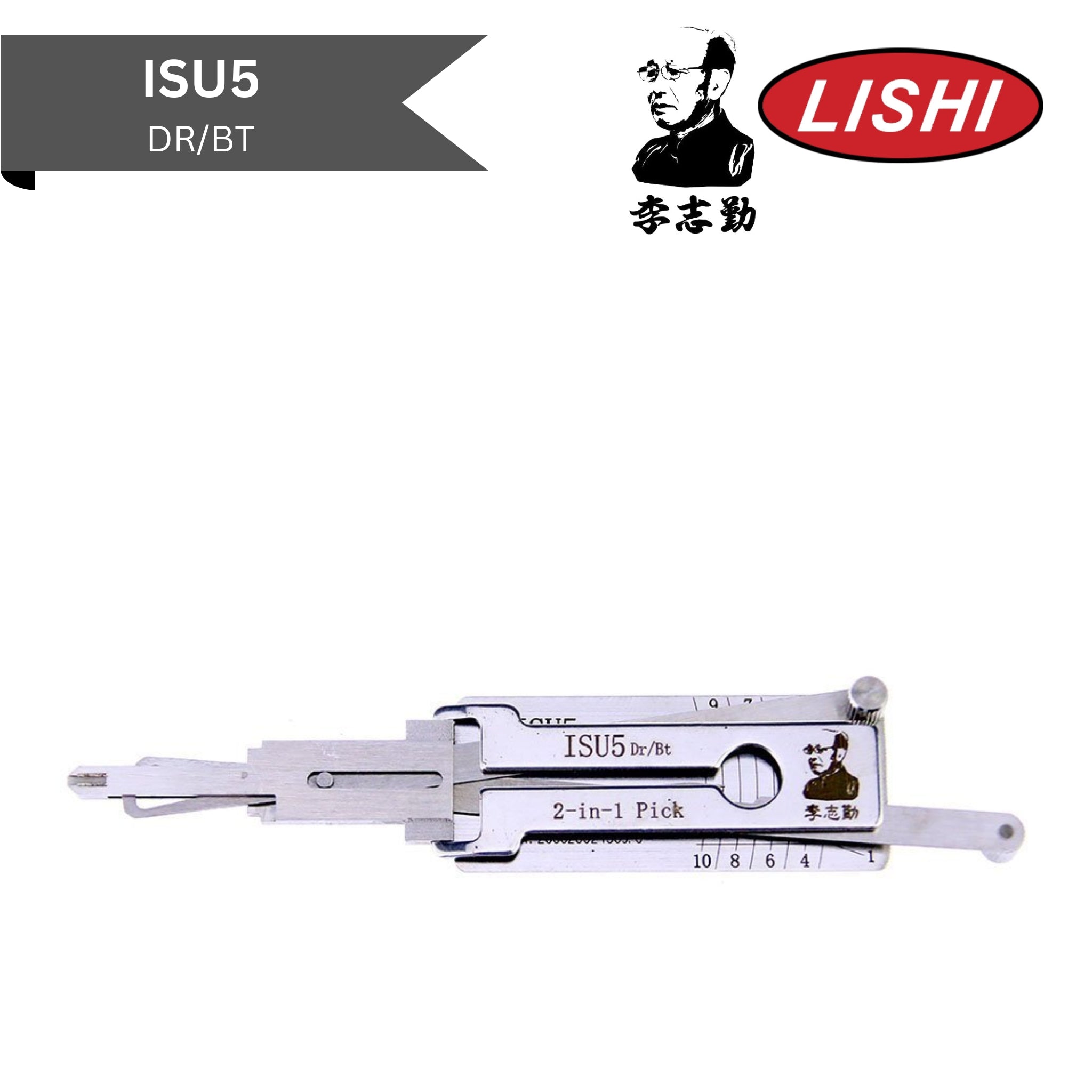 Original Lishi - Isuzu ISU5 (Dr/Bt) - 2 - In - 1 Pick/Decoder - Royal Key Supply