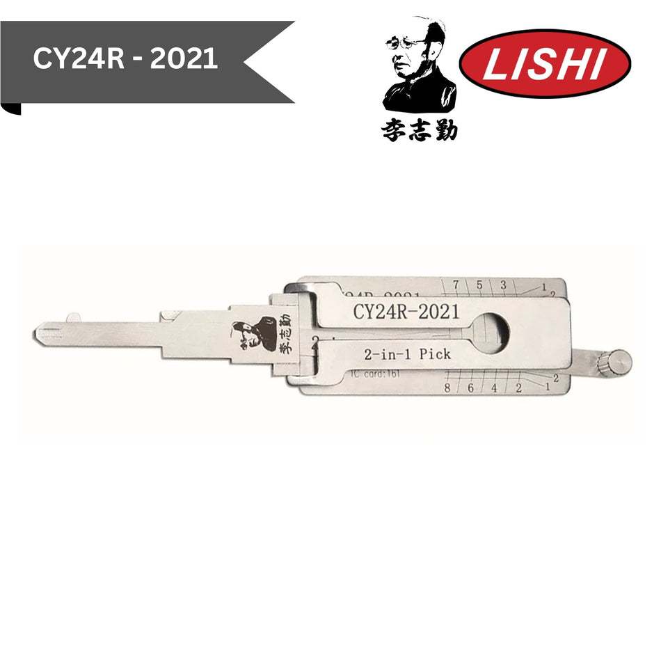 Original Lishi - Jeep 2021 CY24R - 2 - In - 1 Pick/Decoder - AG - Royal Key Supply