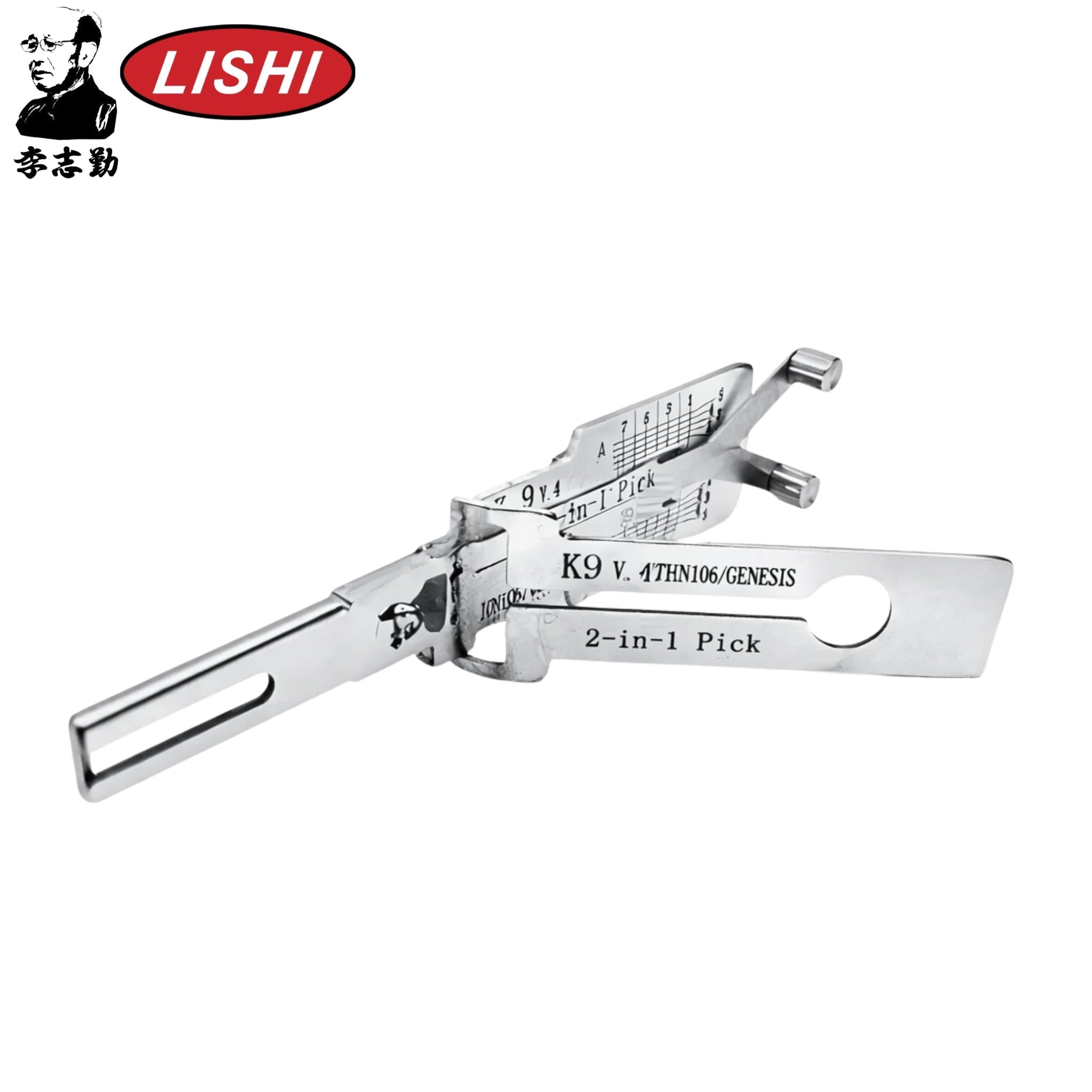 Original Lishi - K9 - V4 Pick & Decoder for 2024+ Kia, Hyundai & Genesis Door Locks (Ioniq 6 Compatible) - Royal Key Supply