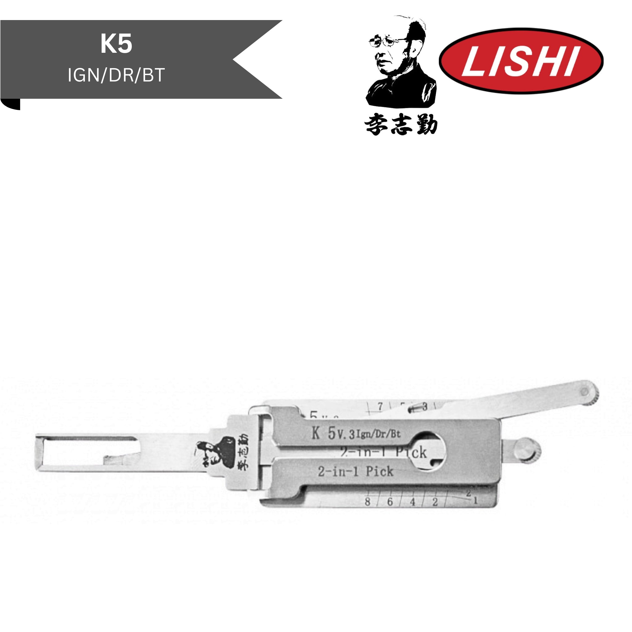 Original Lishi - Kia K5 (V.3) - 2 - In - 1 Pick/Decoder - Royal Key Supply