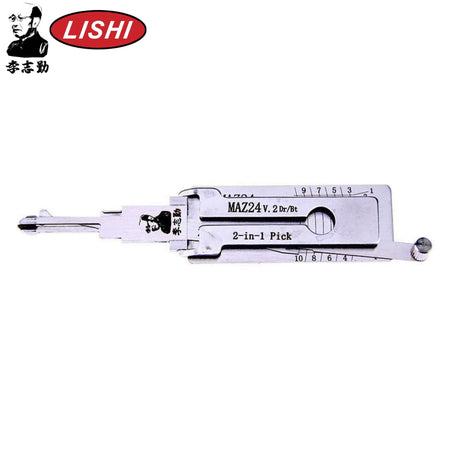 Original Lishi - Mazda MAZ24R (V.2) - 2 - In - 1 Pick/Decoder - AG - Royal Key Supply