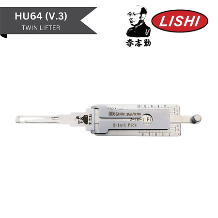 Original Lishi - Mercedes HU64 (V.3) - 2 - in - 1 Pick/Decoder Twin Lifter - AG - Royal Key Supply