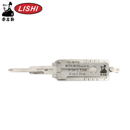 Original Lishi - Mitsubishi MIT9/MIT6 - 2 - In - 1 Pick/Decoder - Twin Lifter - AG - Royal Key Supply