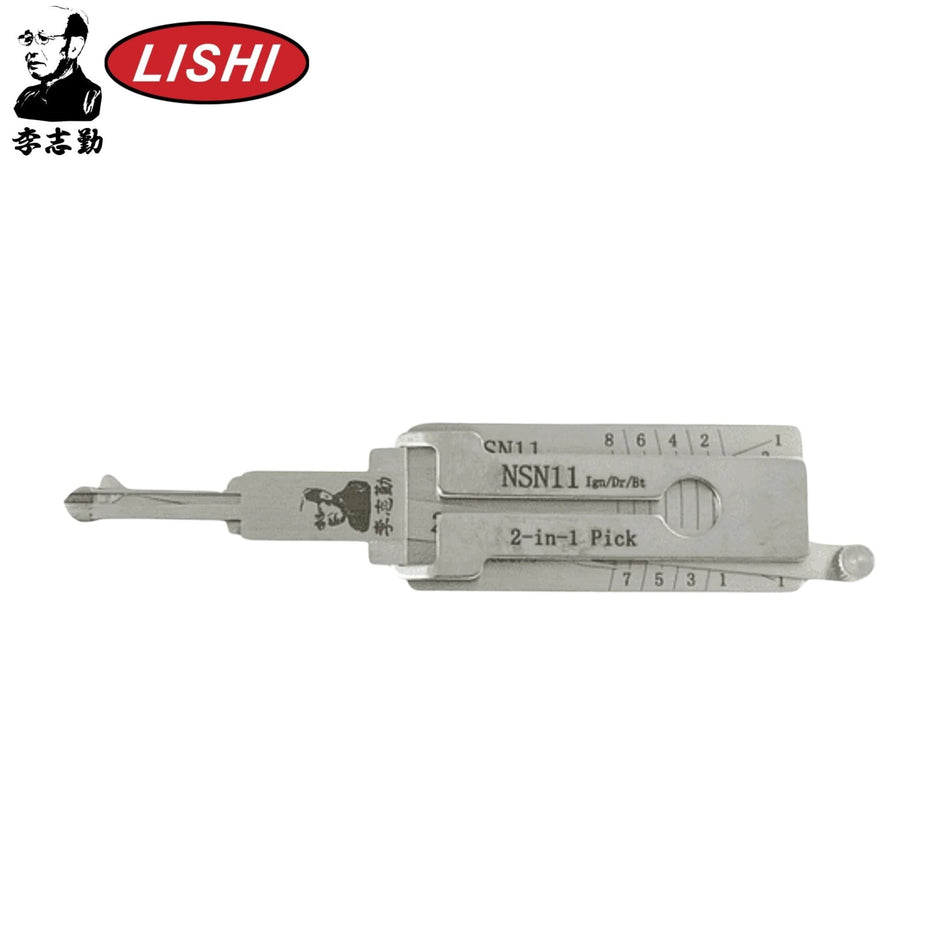 Original Lishi - Nissan NSN11 - 2 - In - 1 Pick/Decoder - Royal Key Supply