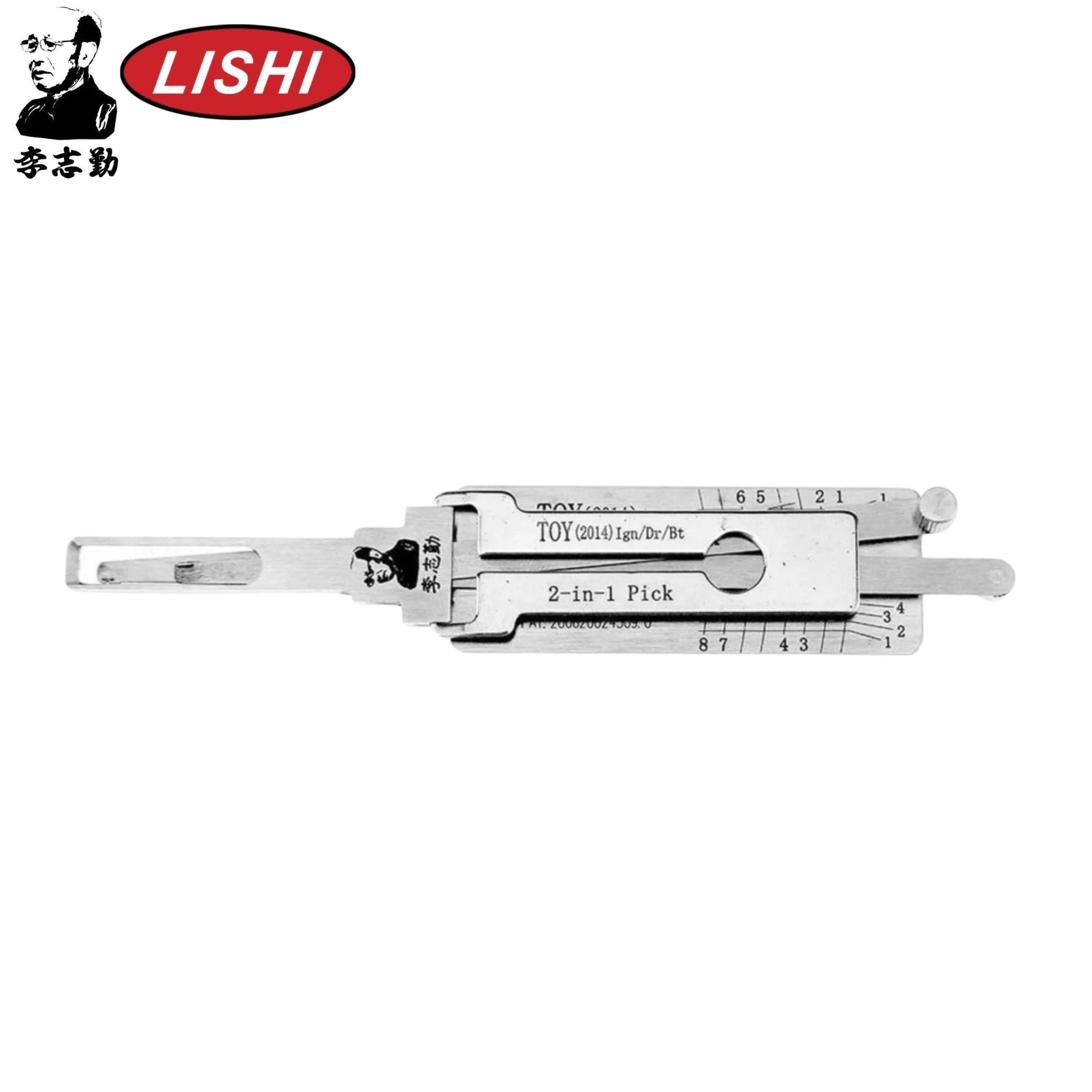 Original Lishi - Toyota TOY2014 - 2-in-1 Pick/Decoder - AG - Royal