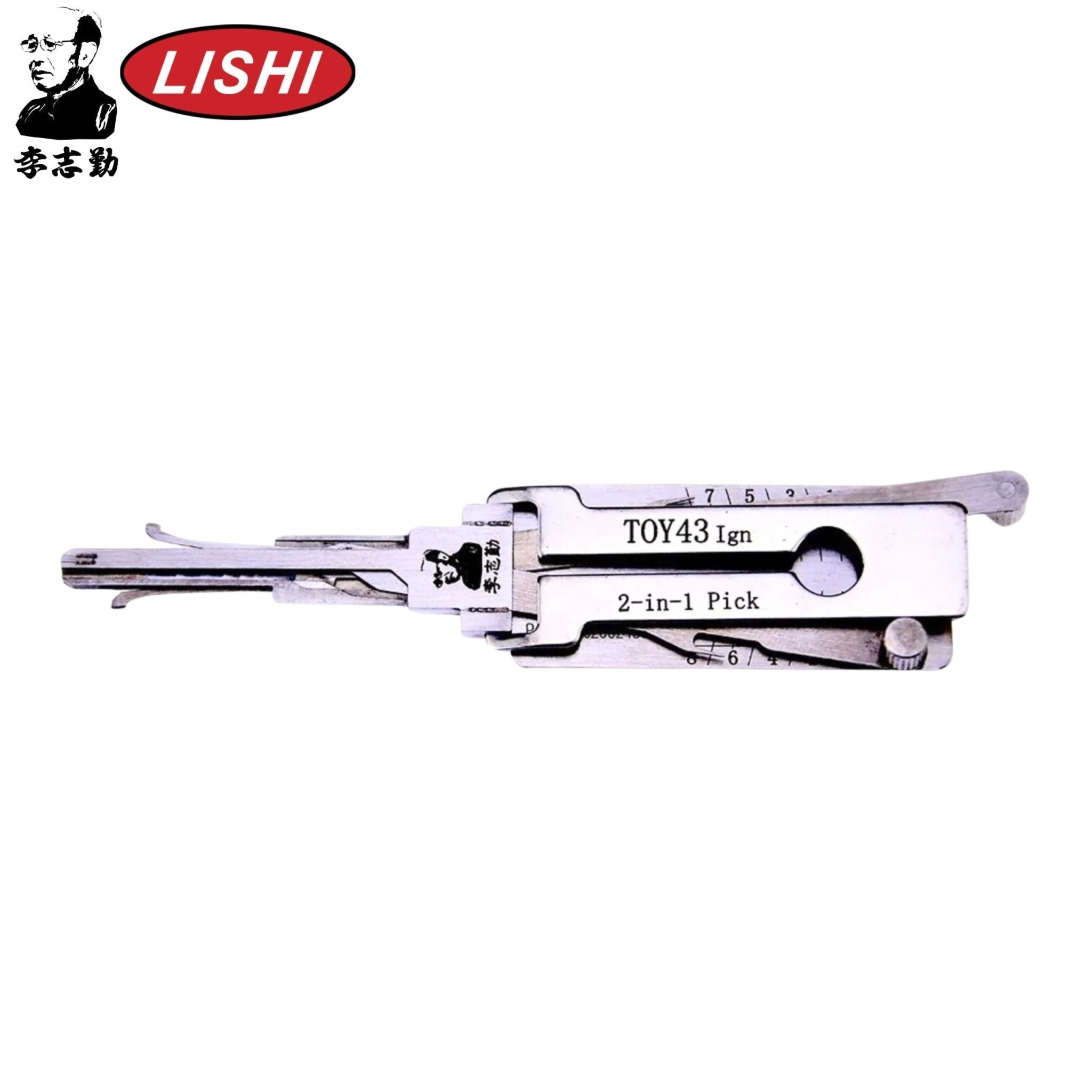 Original Lishi - Toyota TOY43 - 2 - in - 1 Pick/Decoder - AG - Royal Key Supply