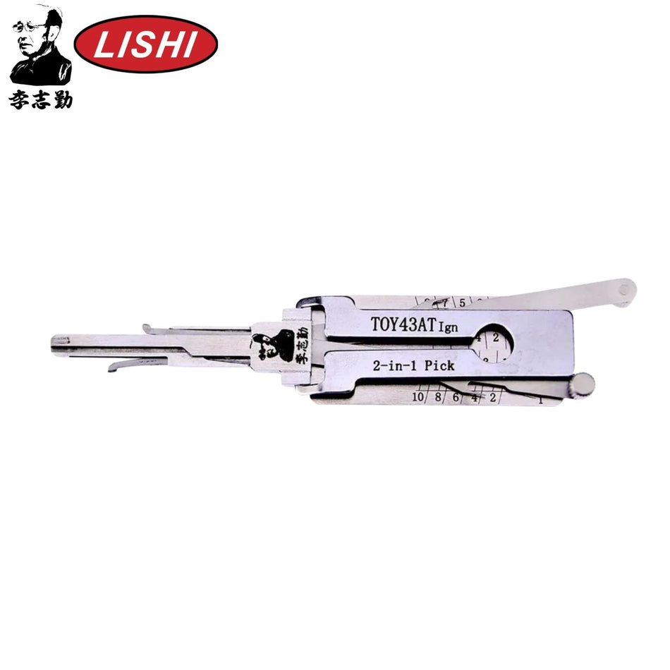 Original Lishi - Toyota TOY43AT (IGN) - 2 - in - 1 Pick/Decoder - AG - Royal Key Supply