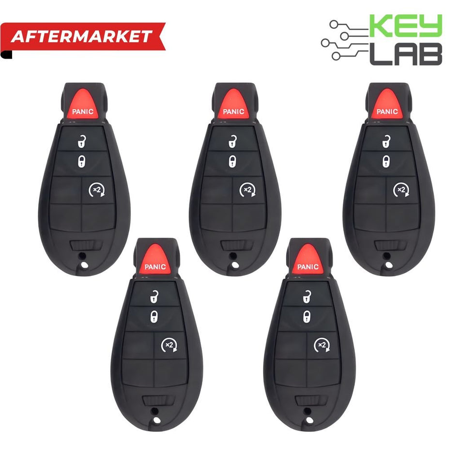 RAM Aftermarket 2013 - 2018 1500 - 3500 Fobik Key 4B Remote Start FCCID: GQ4 - 53T PN 56046955AG (Pack of 5) - Royal Key Supply