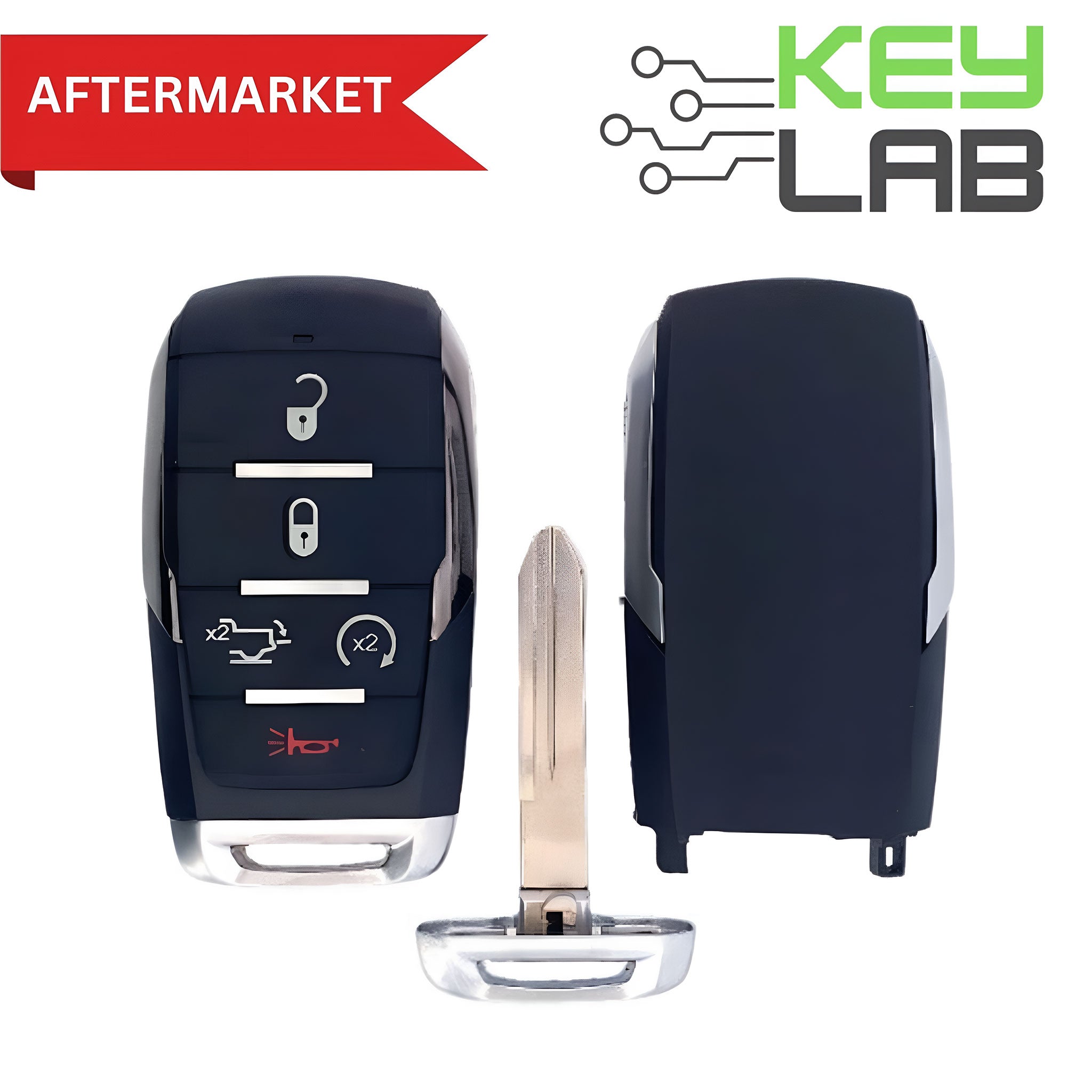 RAM Aftermarket 2019 - 2024 1500 Smart Key 5B Power Tailgate/Remote Start FCCID: OHT - 4882056 PN# 68291691AD - Royal Key Supply