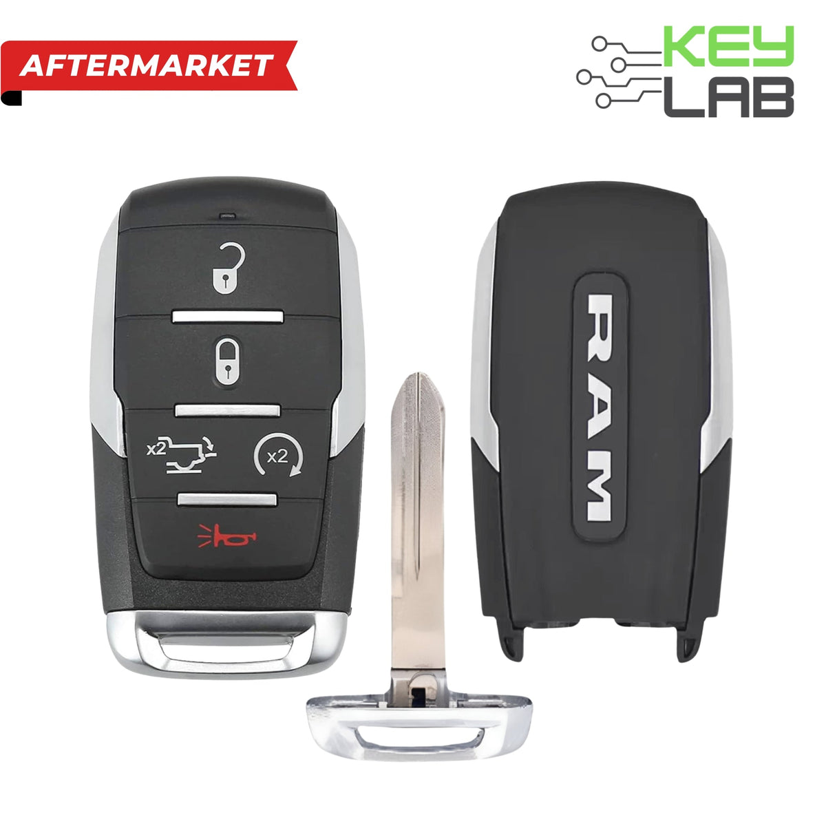 RAM Aftermarket 2025 1500 Smart Key 5B Remote Start/Tailgate FCCID: OHT - 4882056 PN 68523814AA - Royal Key Supply