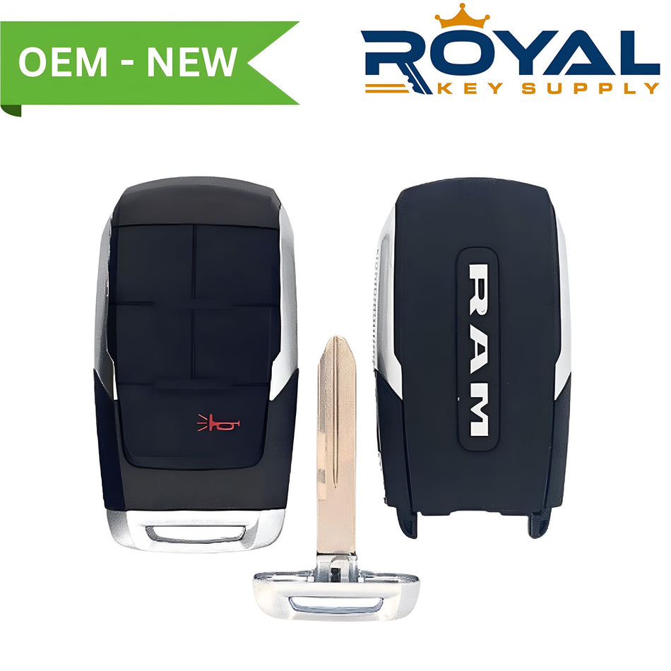 RAM New OEM 2019 - 2024 2500, 3500, 5500 Smart Key 1B Panic FCCID: GQ4 - 76T PN# 68374993AB - Royal Key Supply