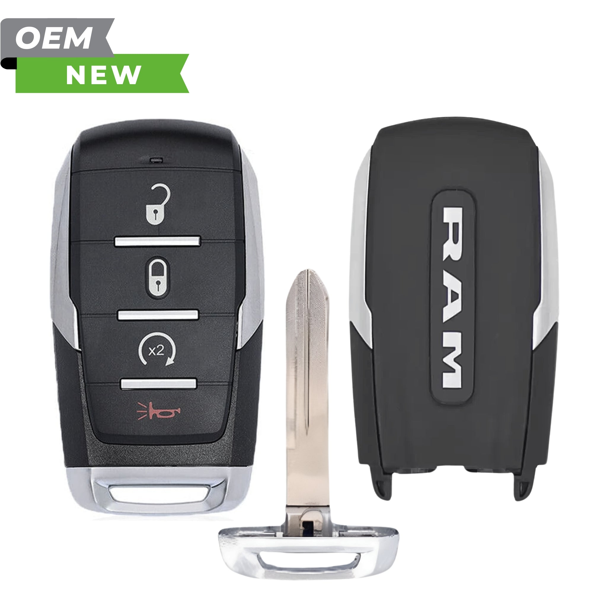 RAM New OEM 2025 1500 Smart Key 4B Remote Start FCCID: OHT-4882056