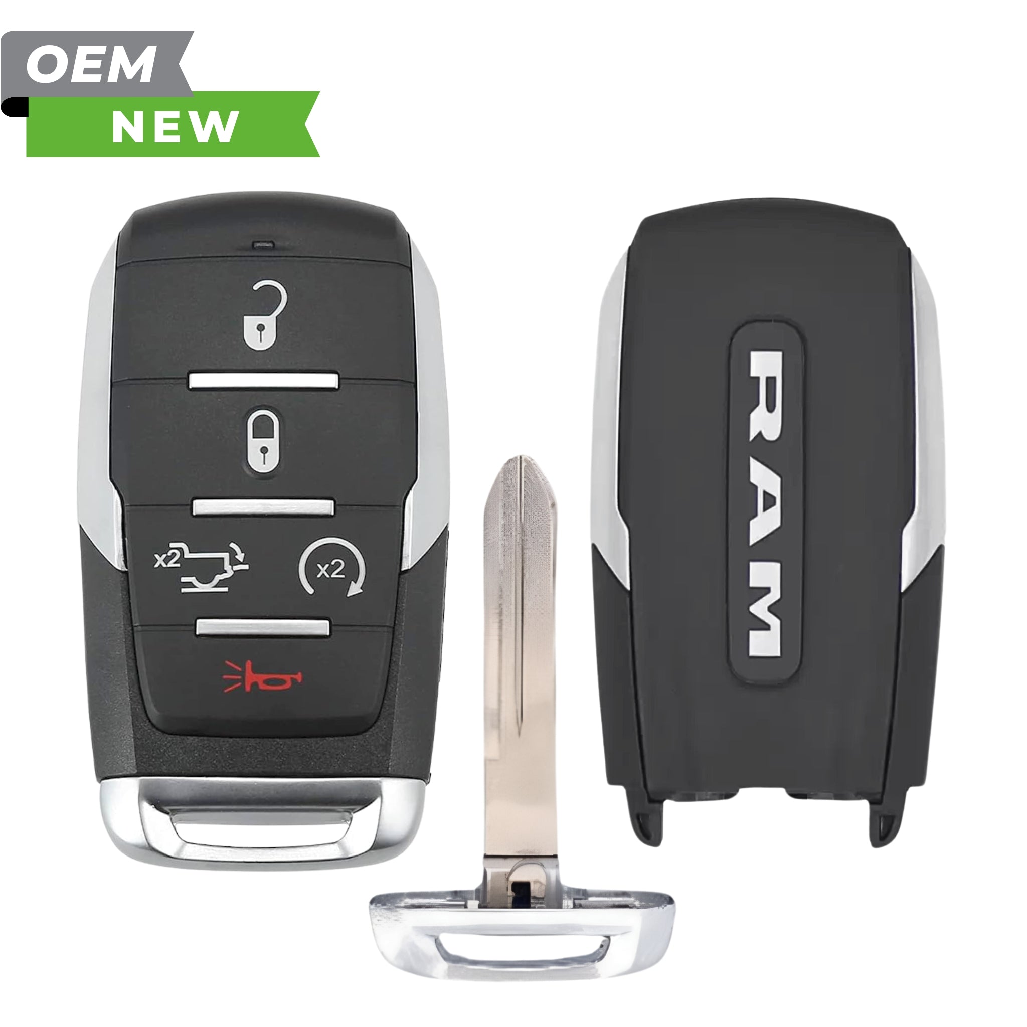RAM New OEM 2025 1500 Smart Key 5B Remote Start/Tailgate FCCID: OHT - 4882056 PN 68523814AA - Royal Key Supply