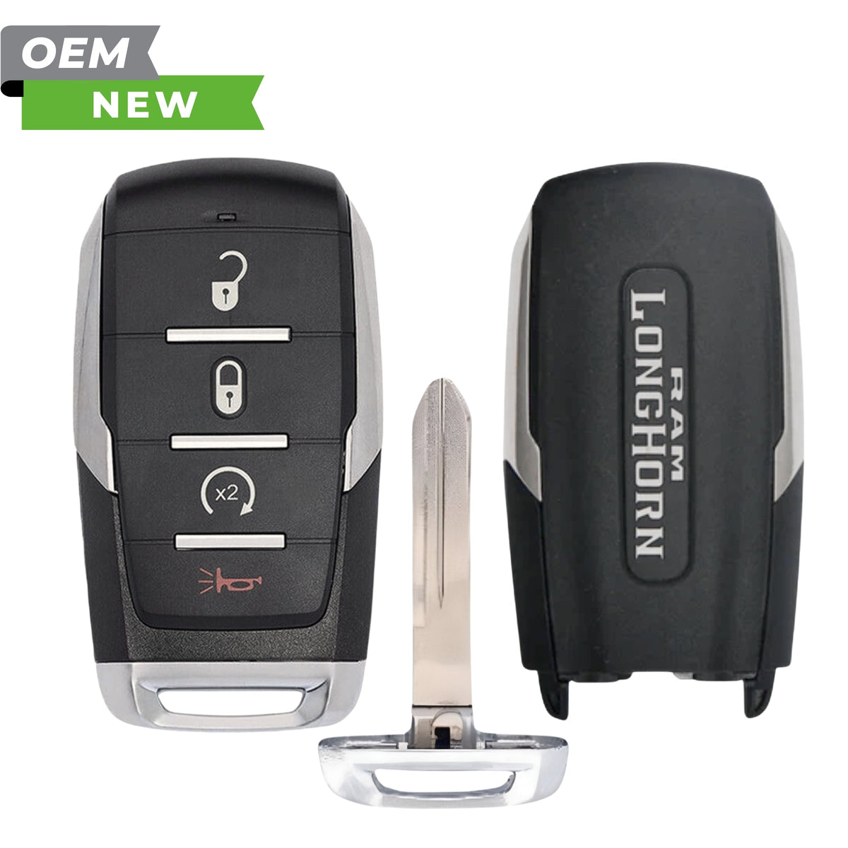 RAM New OEM 2025 3500 Longhorn Smart Key 4B FCCID: OHT4882056 PN 68710037AA - Royal Key Supply