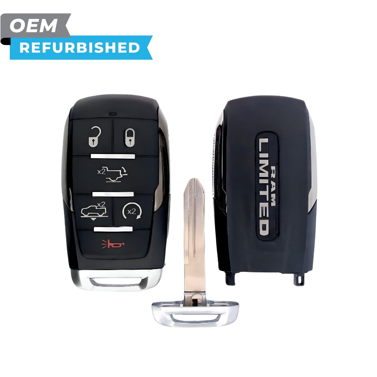 RAM Refurbished 2019-2024 1500 Limited Smart Key 6B Air Suspension/Power Liftgate/Remote Start FCCID: OHT-4882056 PN 68442917AB - Royal Key Supply