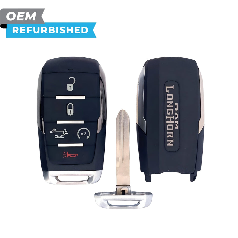 RAM Refurbished 2019-2024 1500 Longhorn Smart Key 5B Tailgate/Remote Start FCCID: OHT-4882056 PN 68291693AD - Royal Key Supply