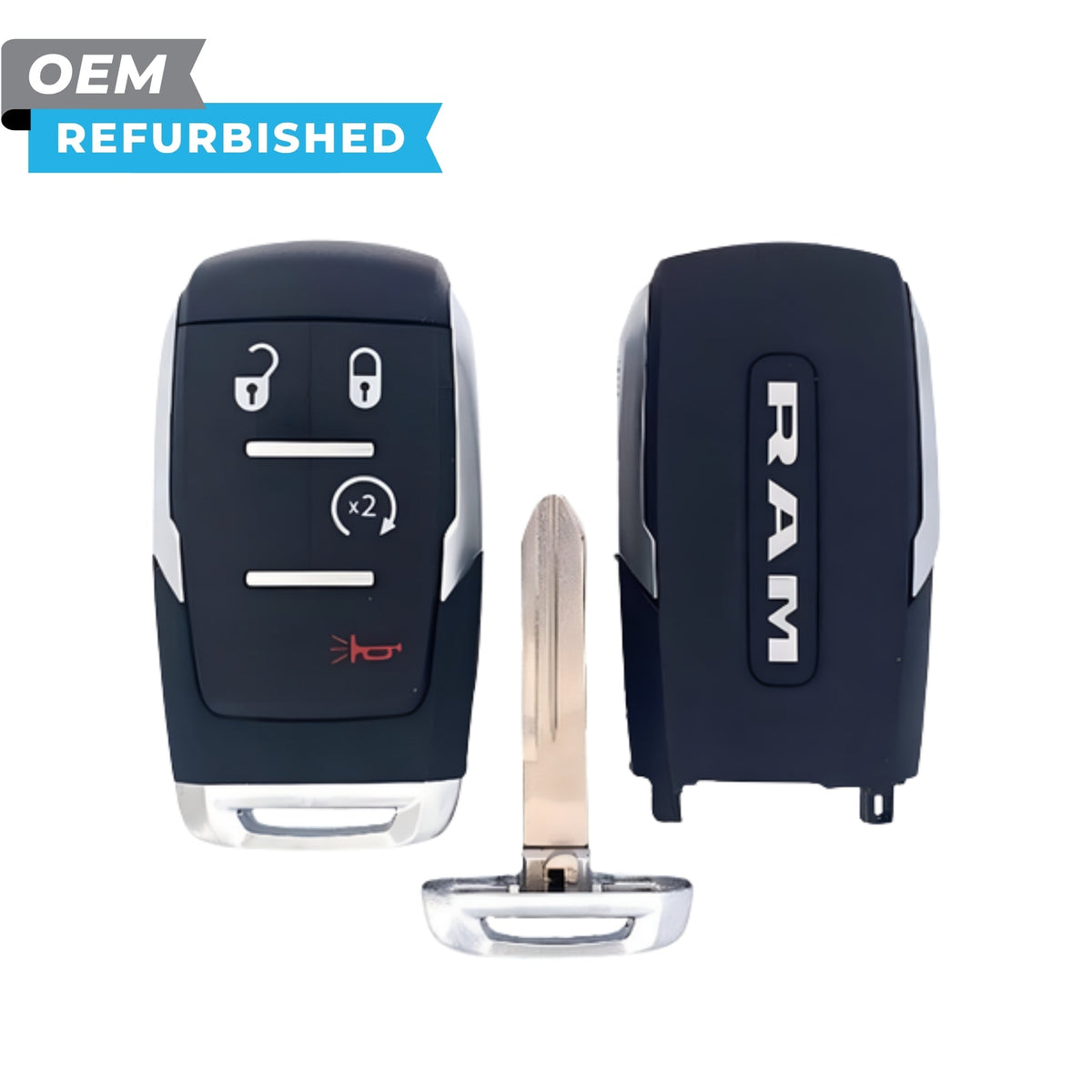 RAM Refurbished 2019-2024 2500-5500 Smart Key 4B Remote Start FCCID: GQ4-76T PN 68365327AB - Royal Key Supply