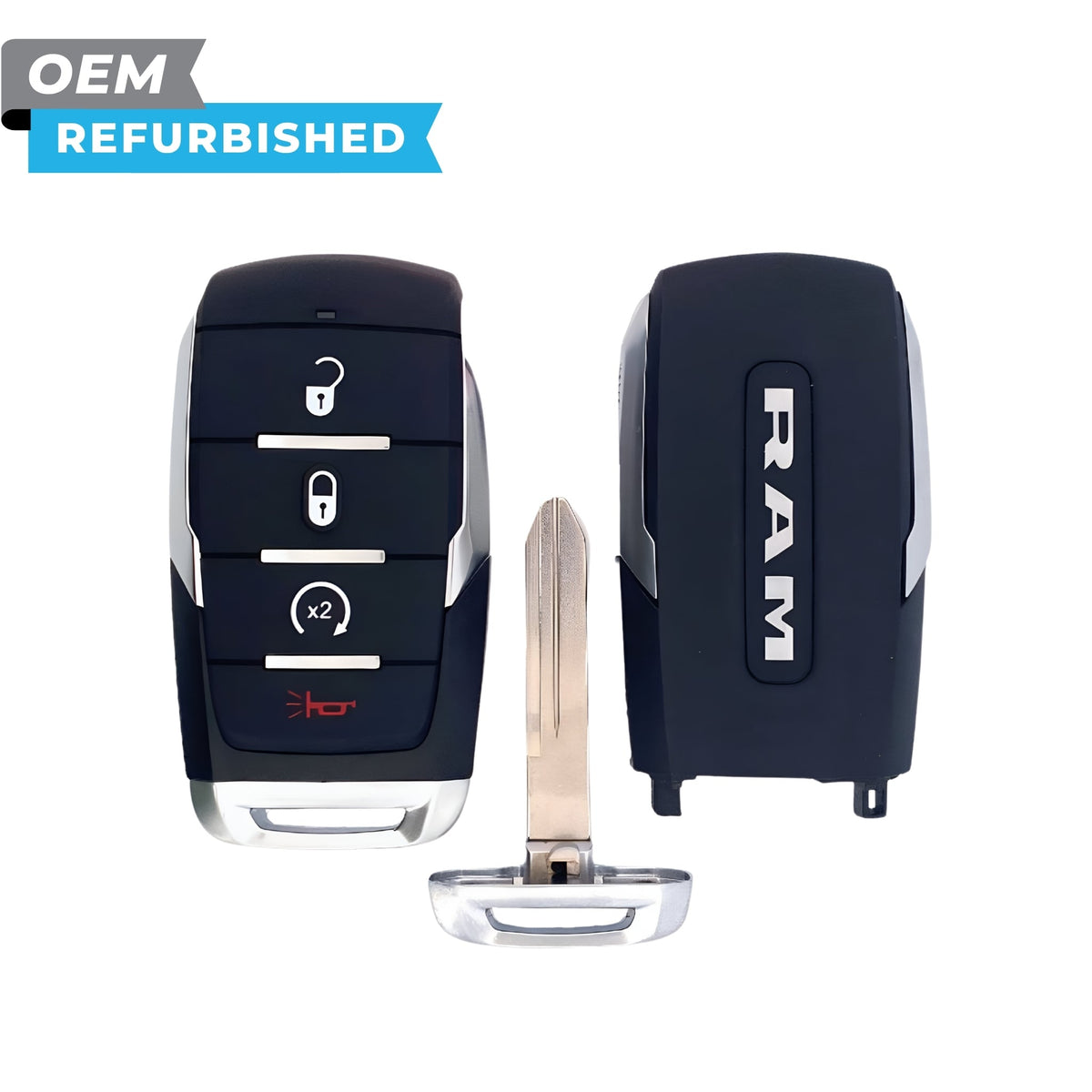 RAM Refurbished 2019-2025 1500 Smart Key 4B Remote Start FCCID: OHT-4882056 PN 68291689AD - Royal Key Supply