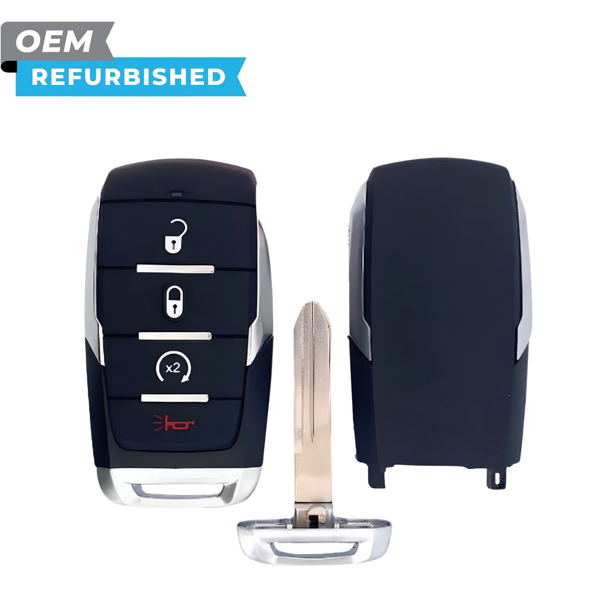 RAM Refurbished 2019-2025 1500 Smart Key 4B Remote Start FCCID: OHT-4882056 PN 68291689AD - Royal Key Supply