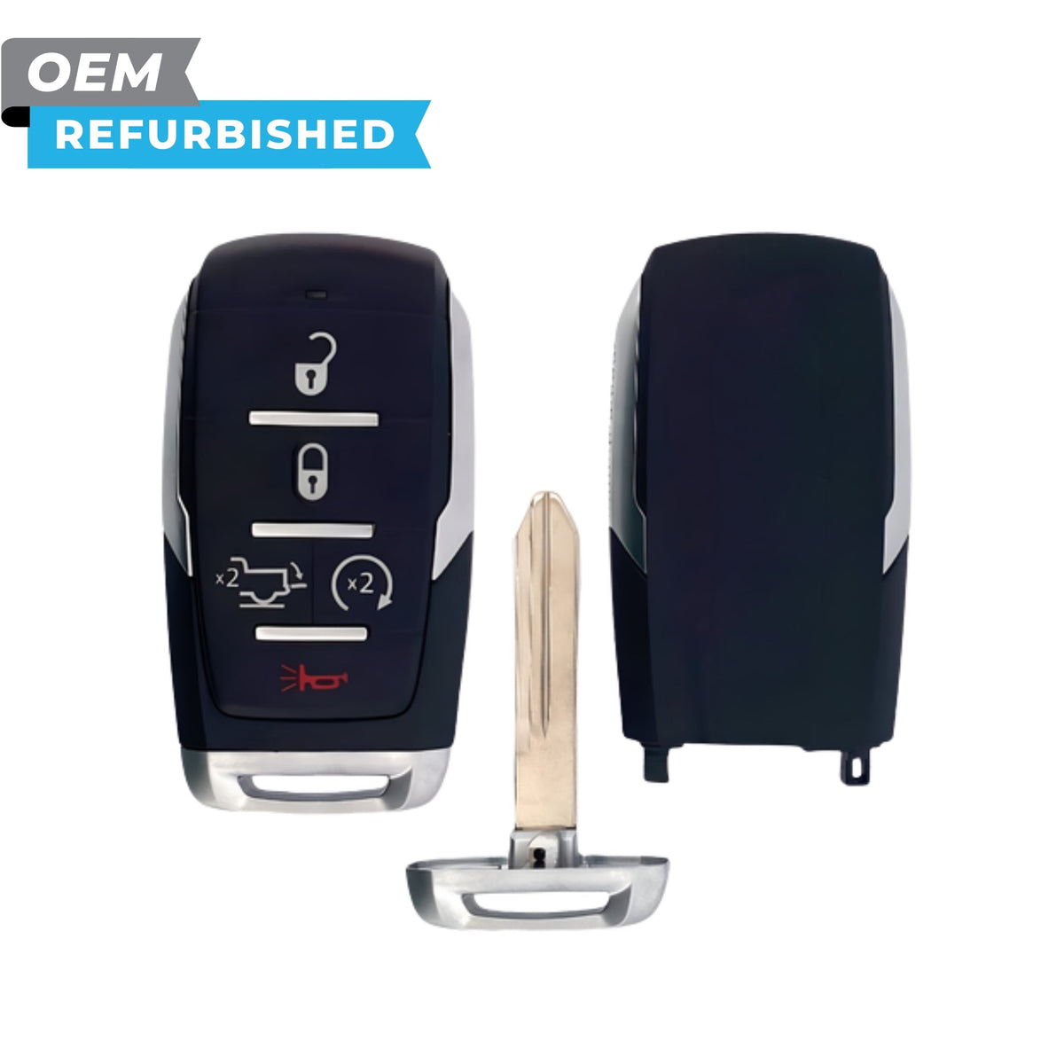 RAM Refurbished 2021-2024 1500 TRX Smart Key 5B Tailgate/Remote Start FCCID: OHT-4882056 PN 68462107AA - Royal Key Supply