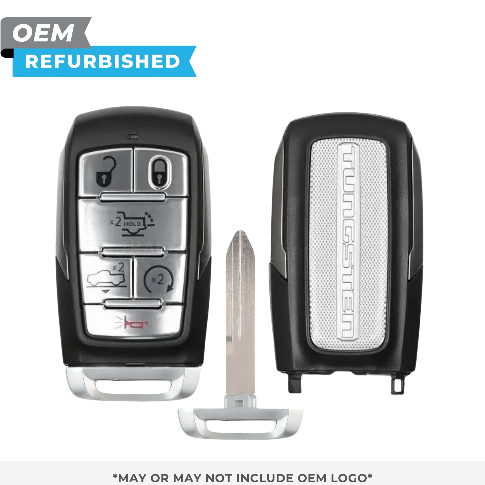 RAM Refurbished 2025 1500 Tungsten Smart Key 6B FCCID: OHT4882056 PN 68548587AA - Royal Key Supply