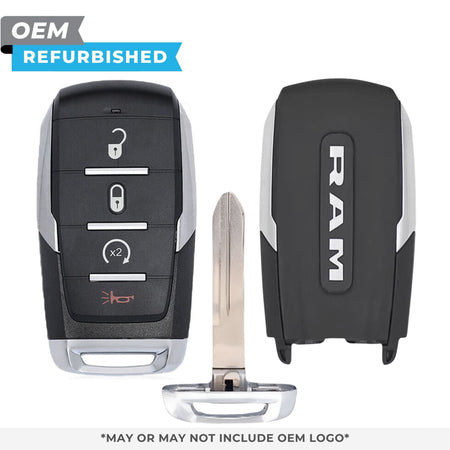 RAM Refurbished OEM 2025 1500, 2500 Smart Key 4B Remote Start (Satin Sides) FCCID: OHT - 4882056 PN 68731639AA - Royal Key Supply