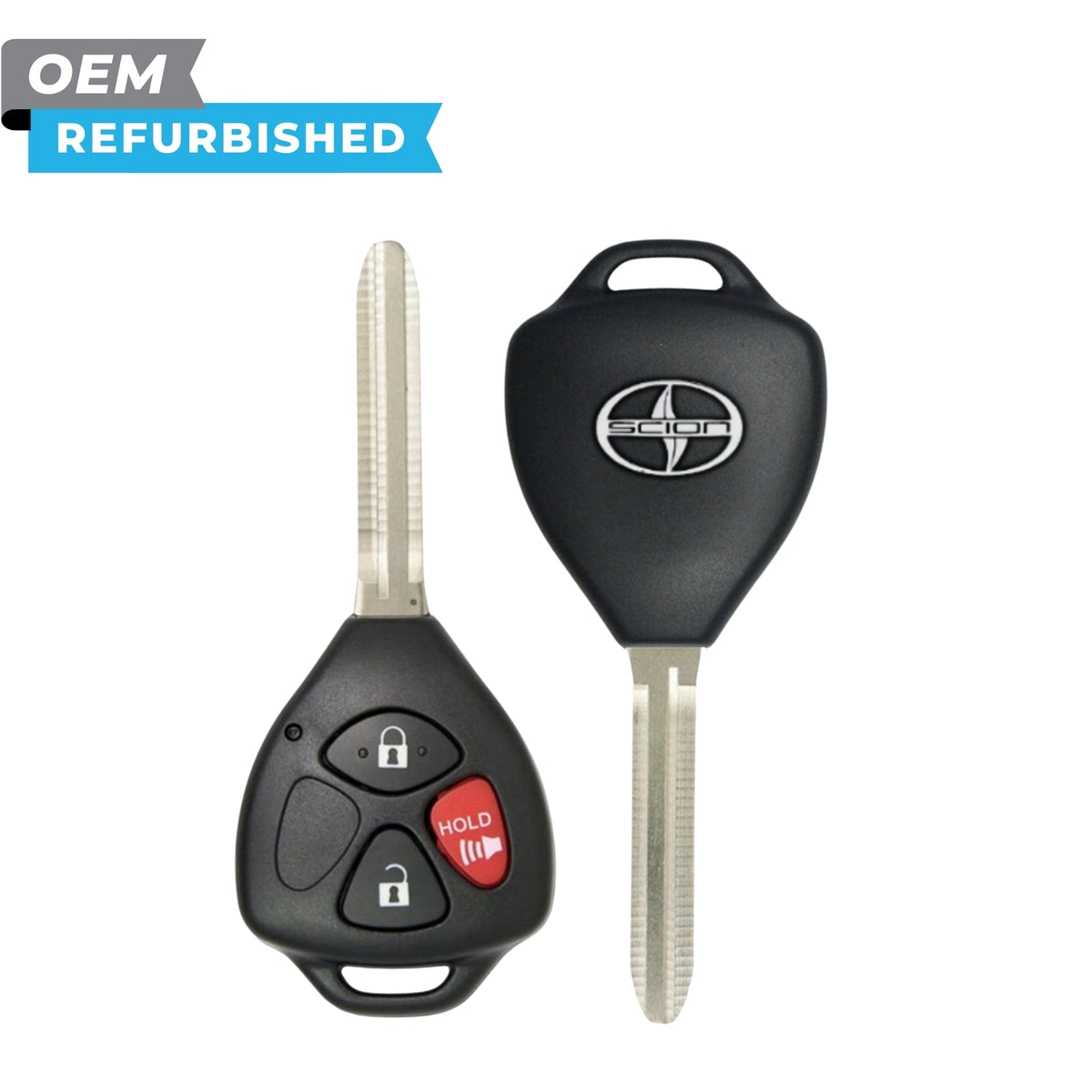 Scion Refurbished 2008-2012 XB Remote Head Key 3B FCCID: HYQ12BBY PN 89070-12380 - Royal Key Supply