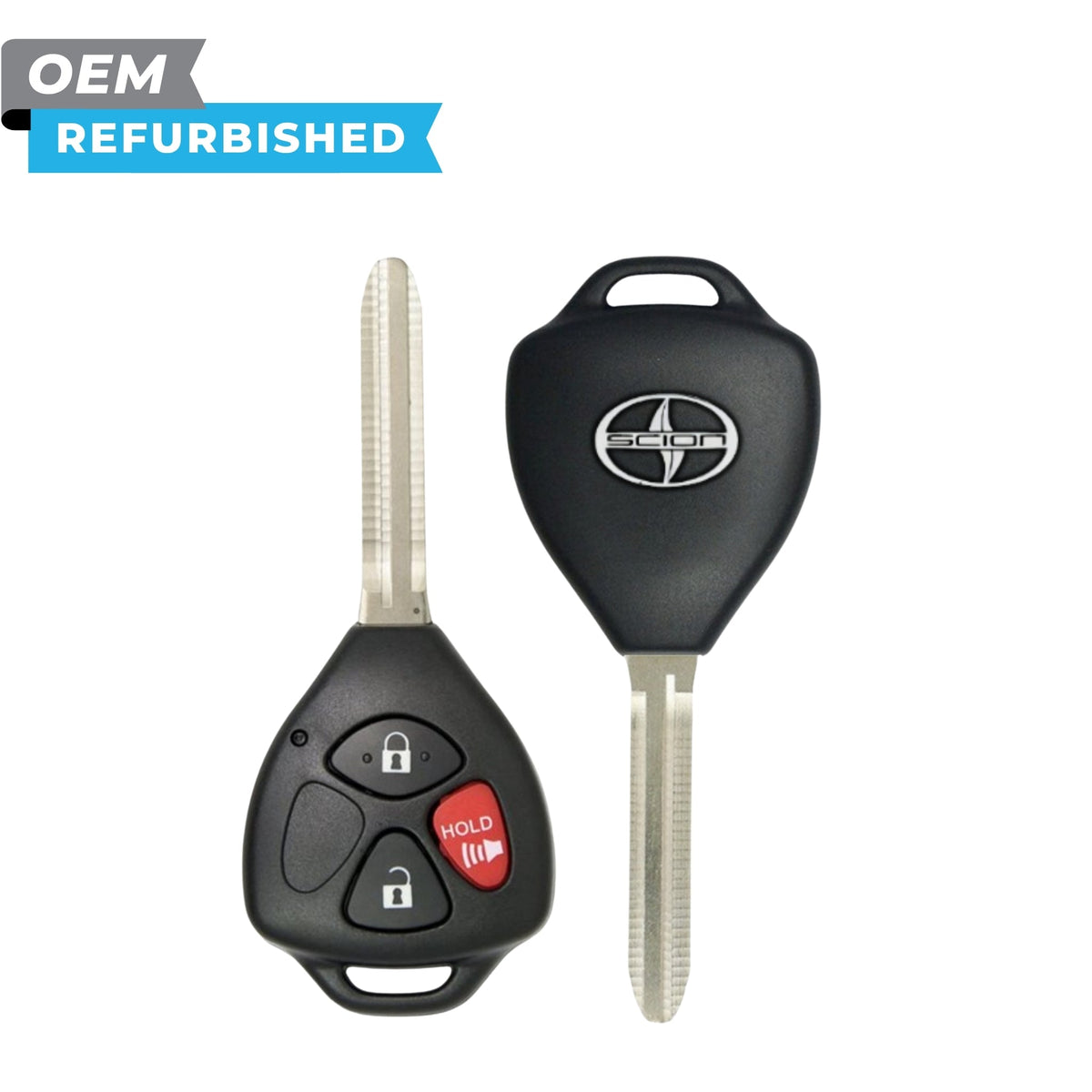 Scion Refurbished 2008-2013 TC Remote Head Key 3B FCCID: MOZB41TG PN 89070-21111 - Royal Key Supply
