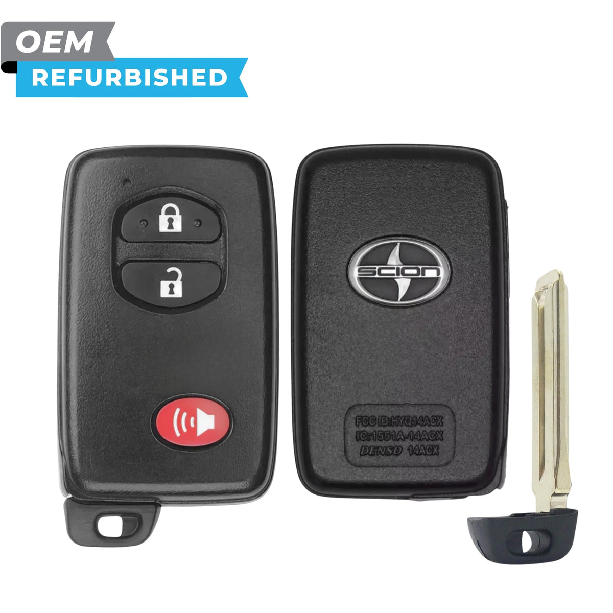 Scion Refurbished 2011-2016 TC Smart Key 3B FCCID: HYQ14ACX PN 89904-21010 - Royal Key Supply