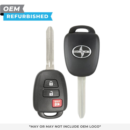 Scion Refurbished 2013 - 2016 TC Remote Head Key 3B FCCID: MOZB52TH PN 89070 - 52G30 - Royal Key Supply