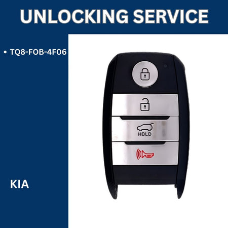 Smart Key Unlocking Service - For Kia - FCCID: TQ8 - FOB - 4F06 - Royal Key Supply