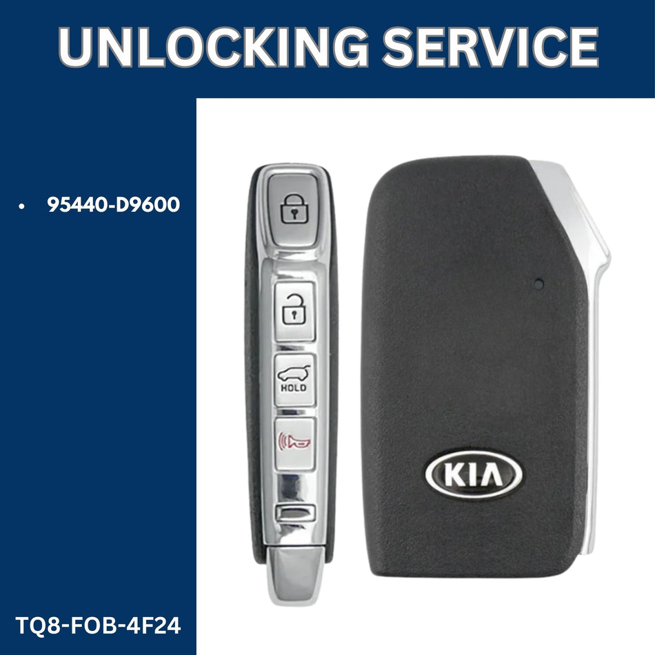 Smart Key Unlocking Service - For Kia - FCCID: TQ8 - FOB - 4F24 - Royal Key Supply