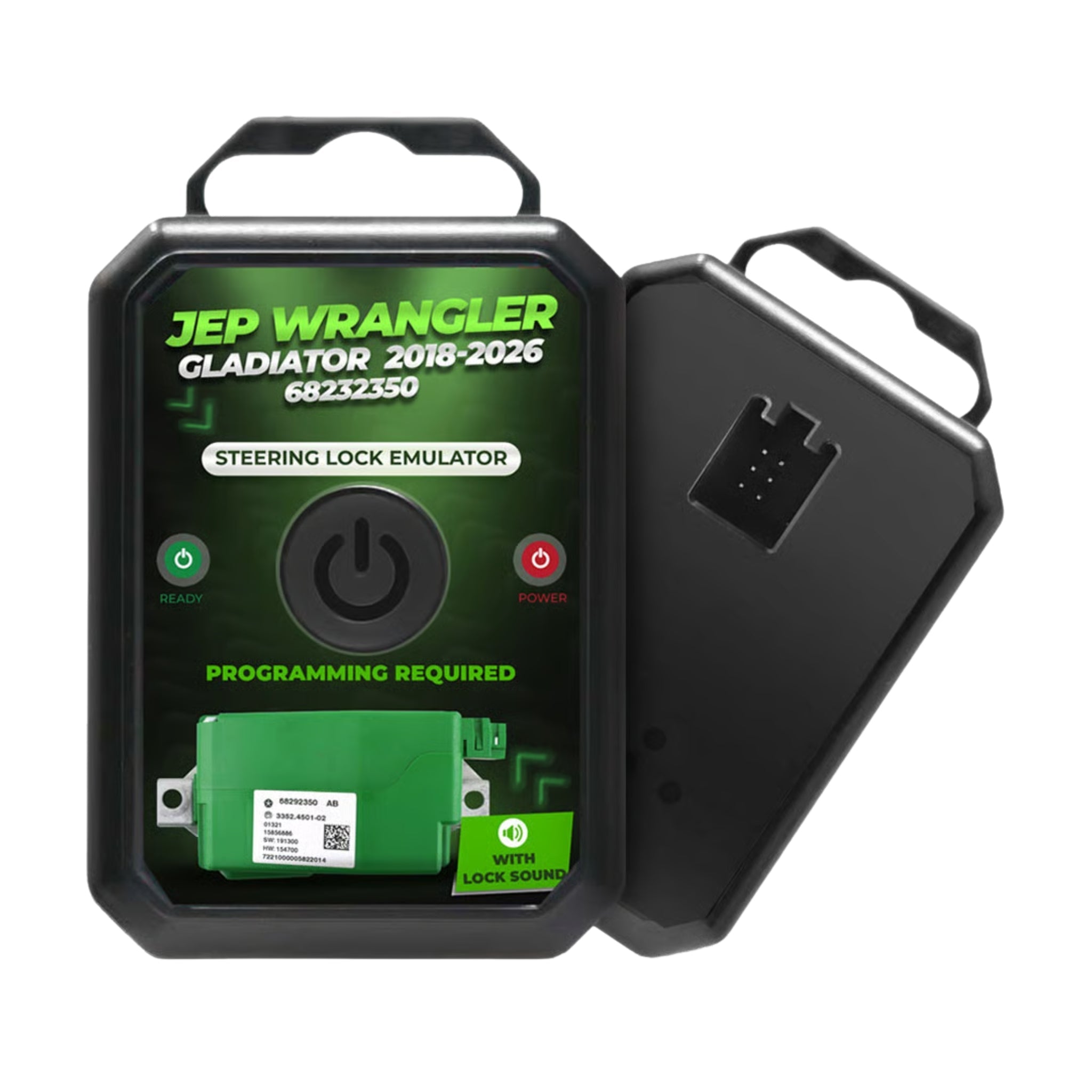 Steering Lock Emulator Simulator With Lock Sound For Jeep Wrangler Gladiator 2018 - 2026 (Programming Required) - Royal Key Supply