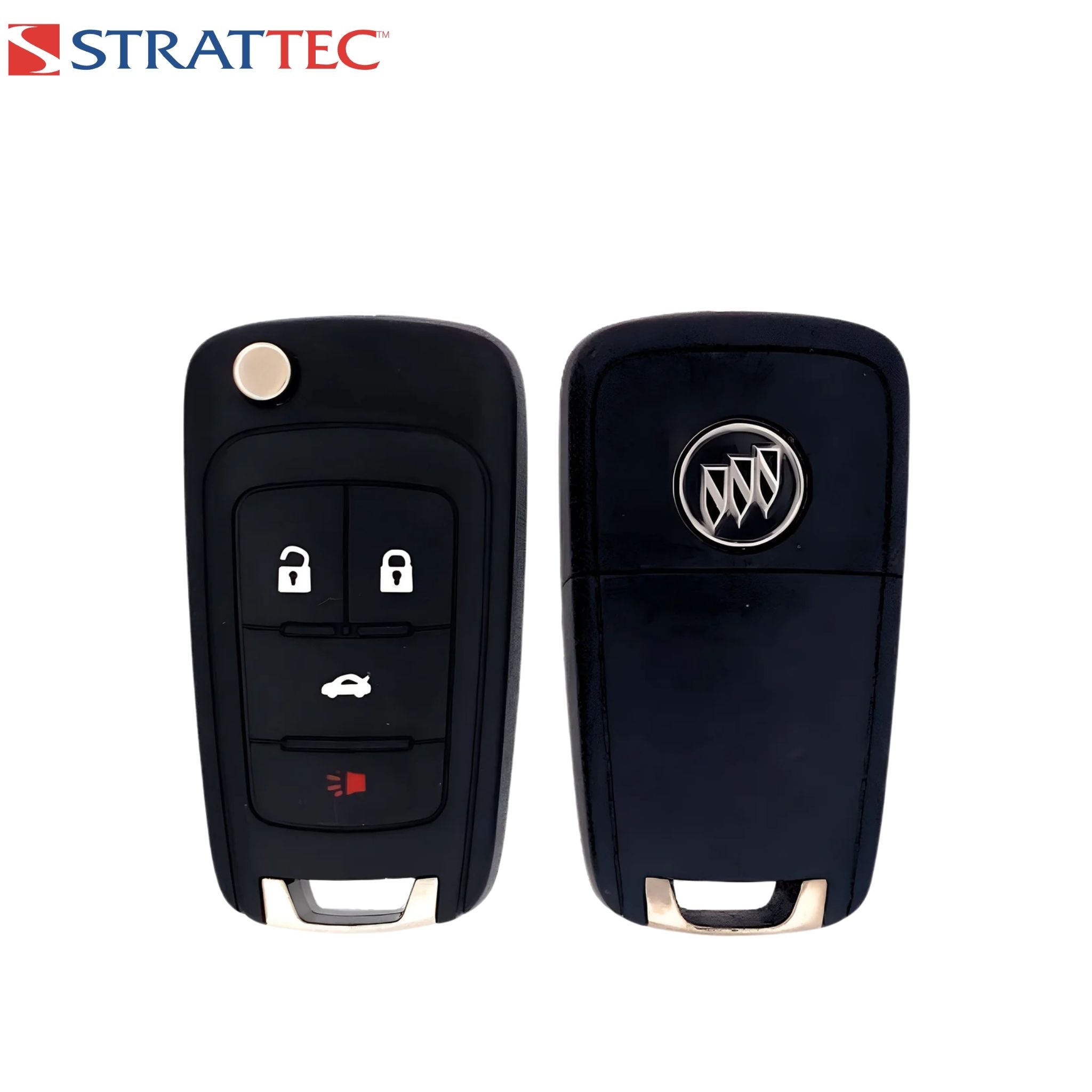 Strattec - Buick New OEM 2010 - 2017 Allure Flip Key 4B (PEPS) FCCID: OHT - 05918179 PN# 5912558 - Royal Key Supply