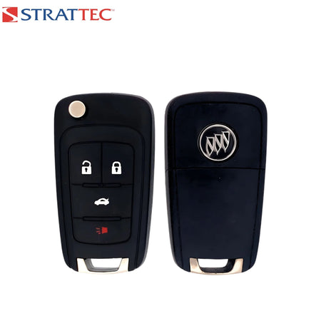 Strattec - Buick New OEM 2010 - 2017 Allure Flip Key 4B (PEPS) FCCID: OHT - 05918179 PN# 5912558 - Royal Key Supply