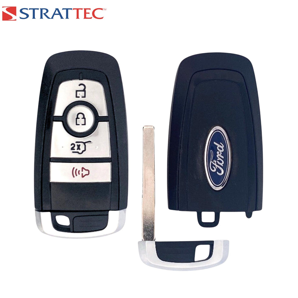 Strattec - Ford New OEM 2017 - 2022 Edge Fusion Mustang Smart Key (1 - Way PEPS) 4B Hatch FCCID: M3N - A2C93142300 PN 5929506 - Royal Key Supply