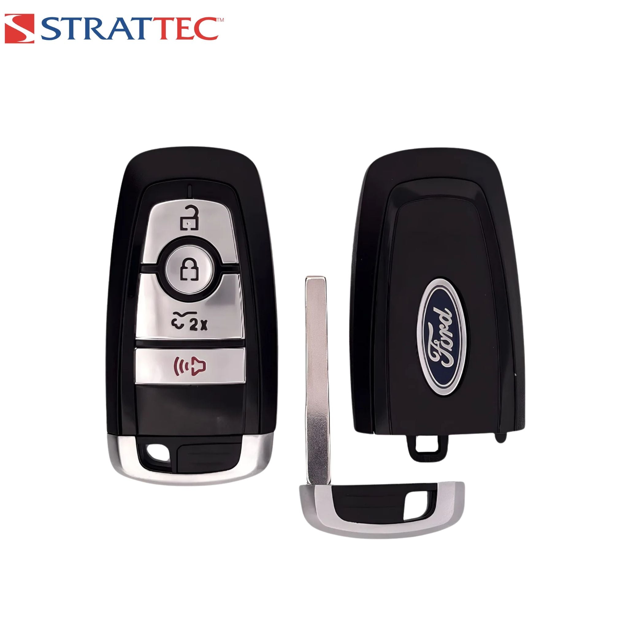 Strattec - Ford New OEM 2022 - 2023 F - 150 BEV Lightning Smart Key 4B Cargo Front FCCID: M3N - A3C054338 PN# 5943999 - Royal Key Supply