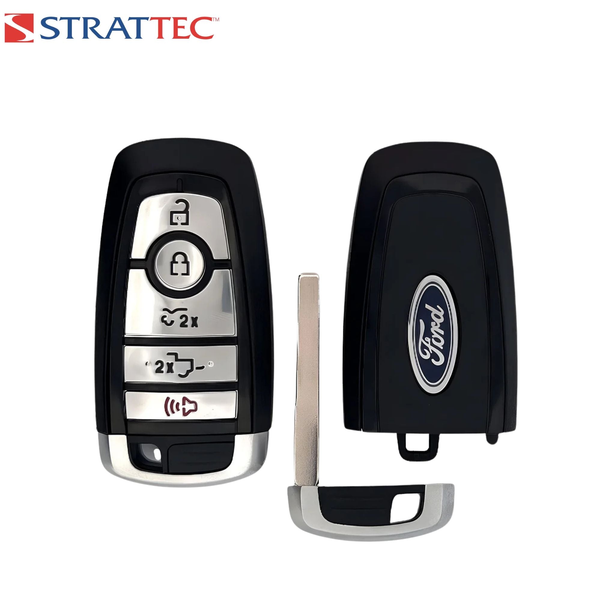 Strattec - Ford New OEM 2022 - 2023 F - 150 BEV Lightning Smart Key 5B Tailgate/ Cargo Front FCCID: M3N - A3C054338 PN# 5944000 - Royal Key Supply