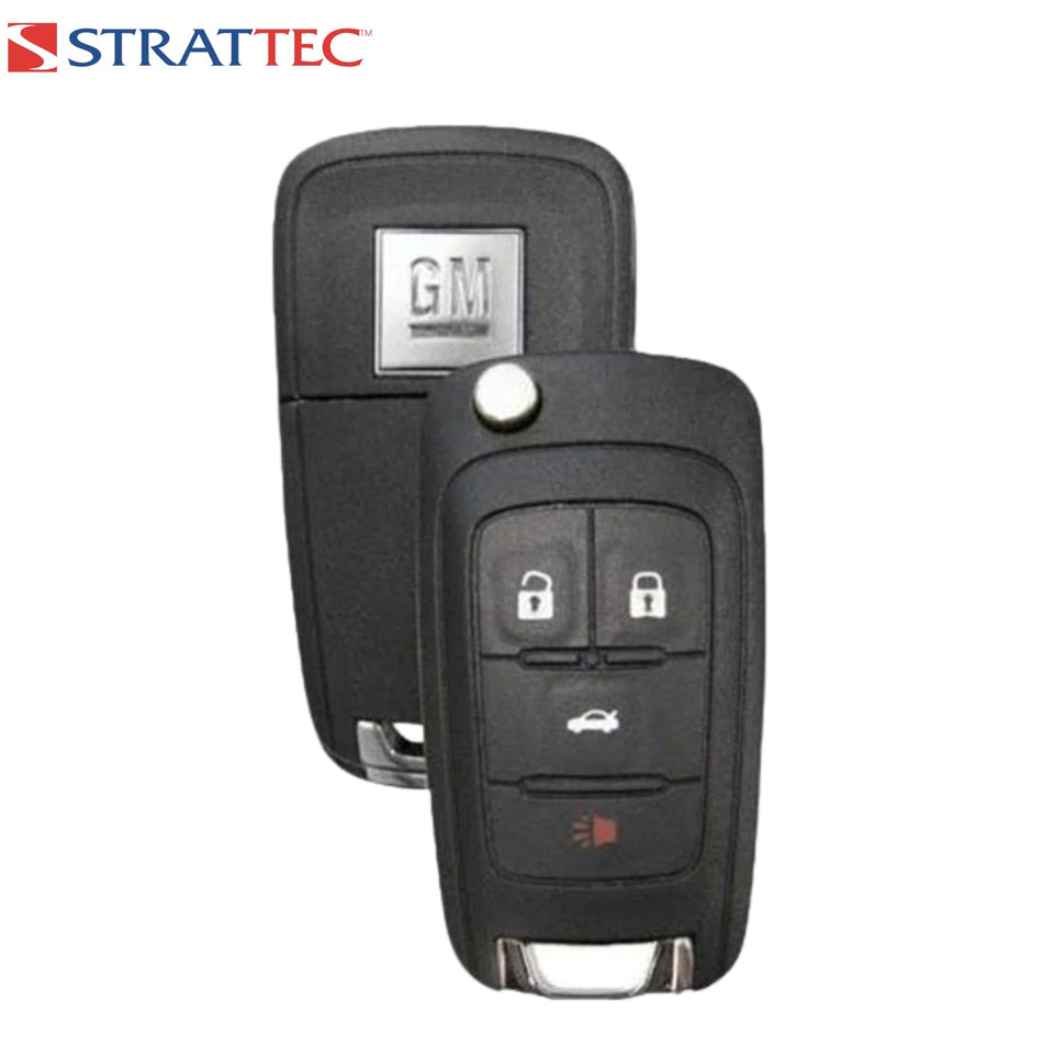 Strattec - GMC Chevrolet Buick New OEM 2010 - 2019 4 - Button Remote Flip Key FCCID: OHT01060512 PN 5913396 - Royal Key Supply