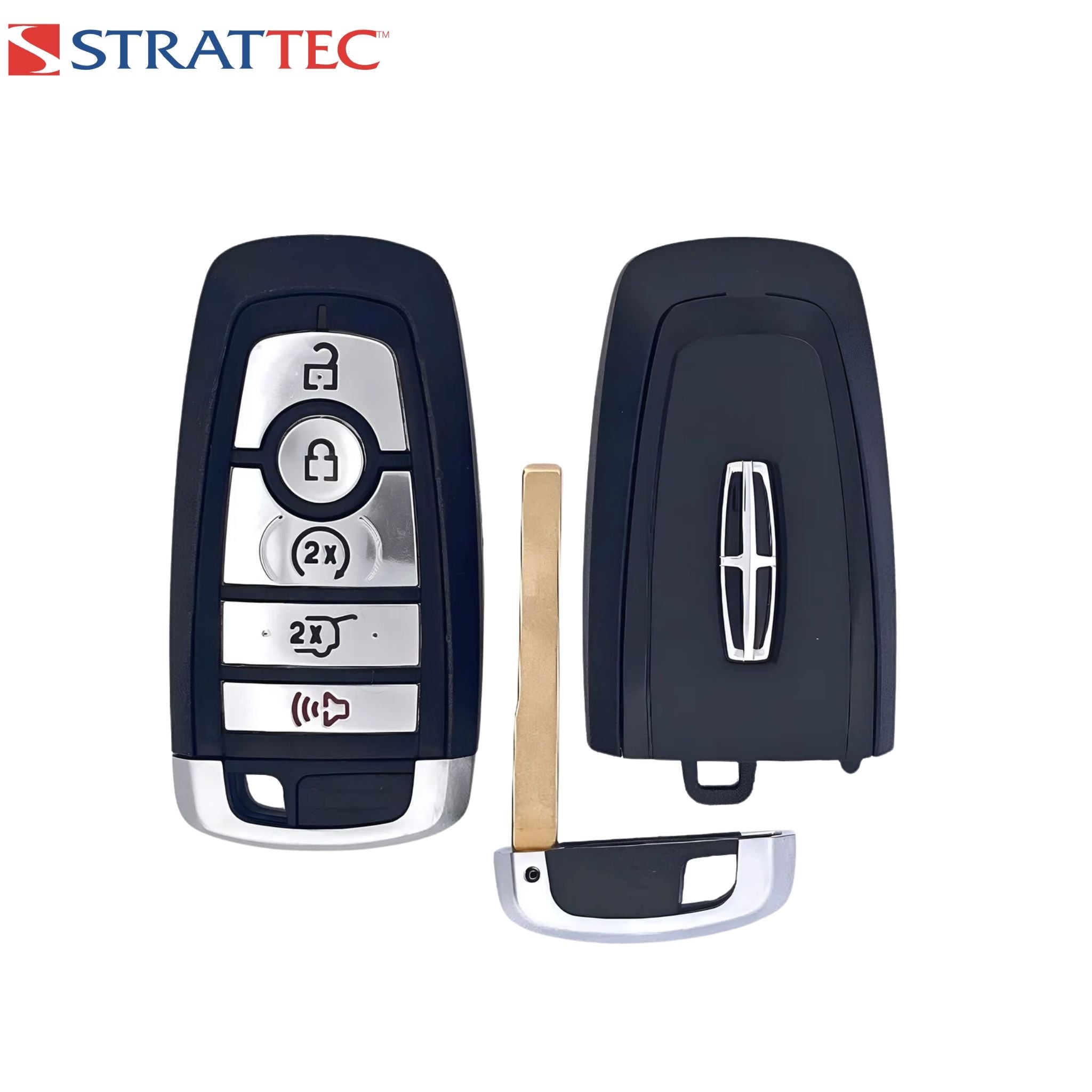 Strattec - Lincoln New OEM 2022 - 2023 Nautilus, Navigator Smart key 4B Hatch/Remote Start FCCID: M3N - A3C054339 PN# 5943670 - Royal Key Supply