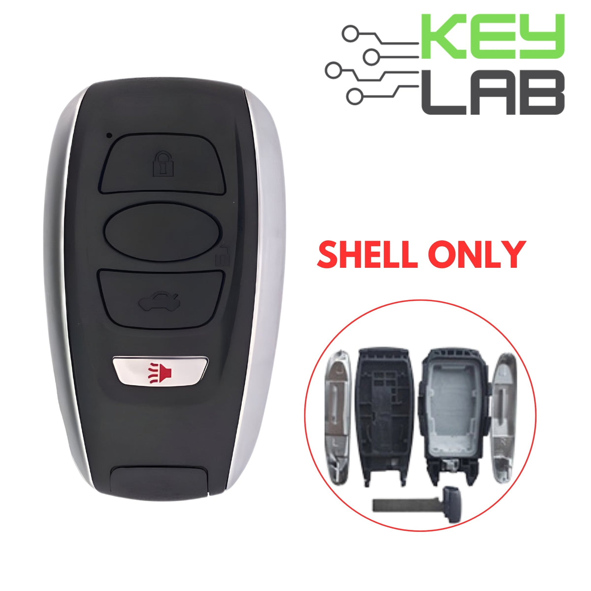 Subaru 2014 - 2020 Smart Key SHELL for HYQ14AHC - Royal Key Supply