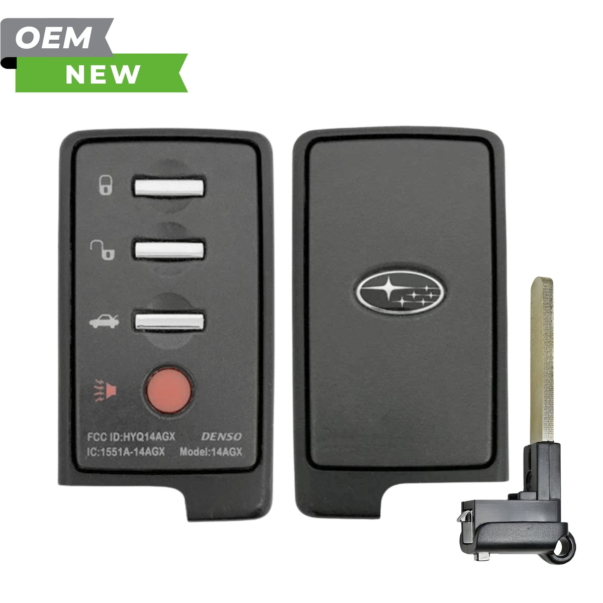 Subaru New OEM 2013 - 2014 Outback Smart Key 4B Trunk FCCID: HYQ14AGX PN 88835 - AJ00A - Royal Key Supply