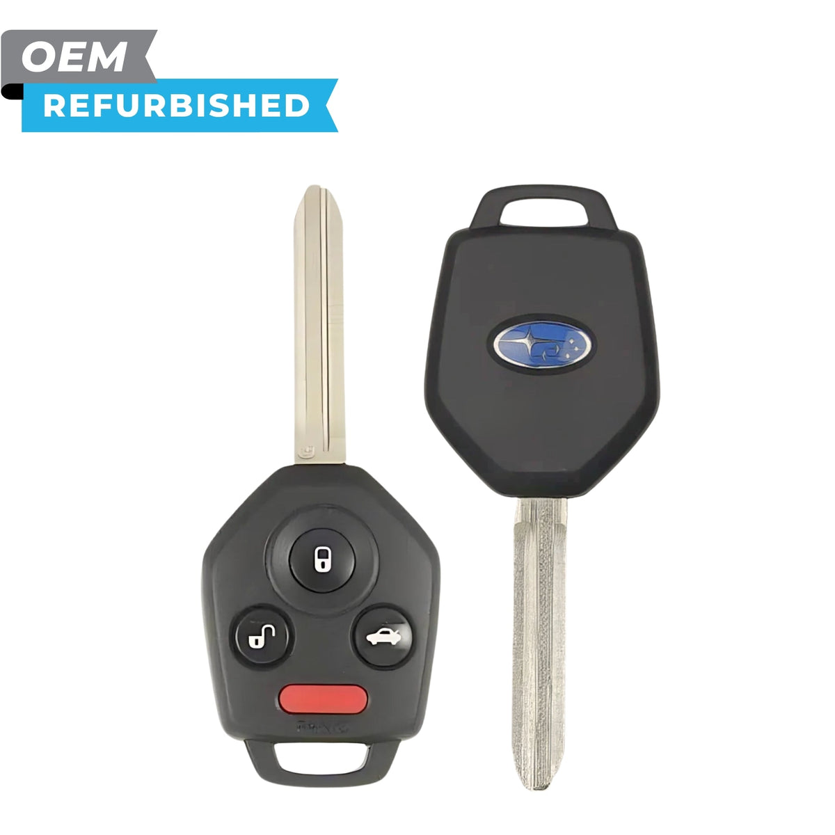 Subaru Refurbished 2017-2018 XV Crosstrek, Impreza, Ascent Remote Head Key 4B Trunk FCCID: CWTB1G077 (H Chip-Black Board Case) PN 57497-FL00A - Royal Key Supply
