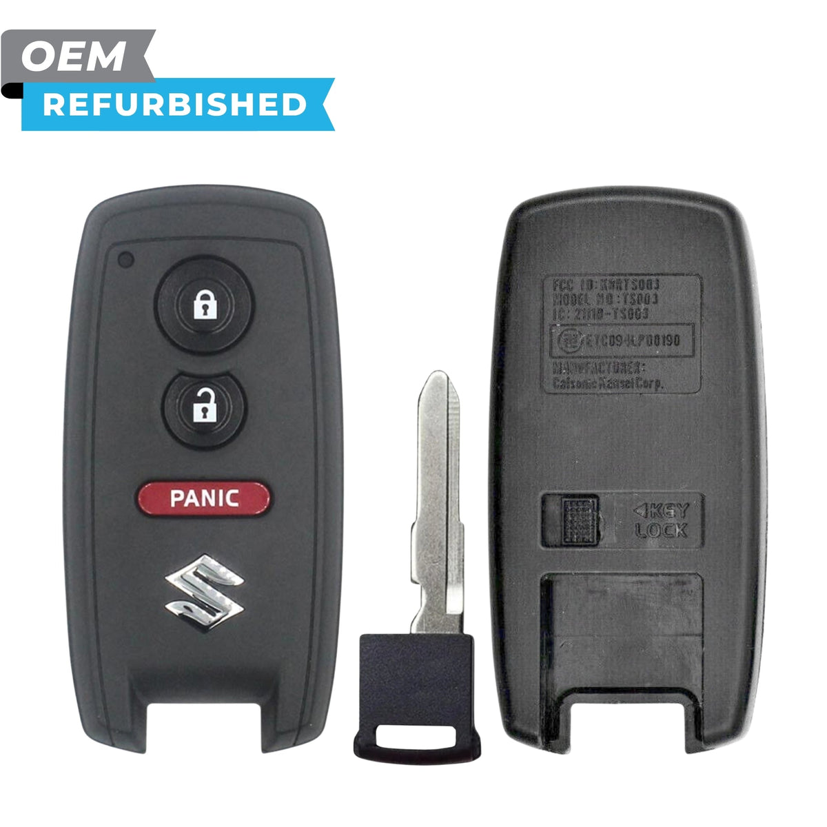 Suzuki Refurbished OEM 2007-2012 SX4, Grand Vitara Smart Key 3B FCCID: KBRTS003 PN 37172-64J00 - Royal Key Supply