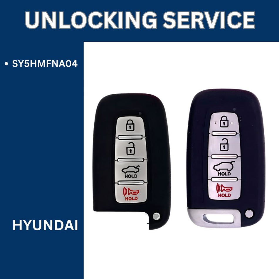 Smart Key Unlocking Service - For Hyundai - FCCID: SY5HMFNA04 - Royal Key Supply
