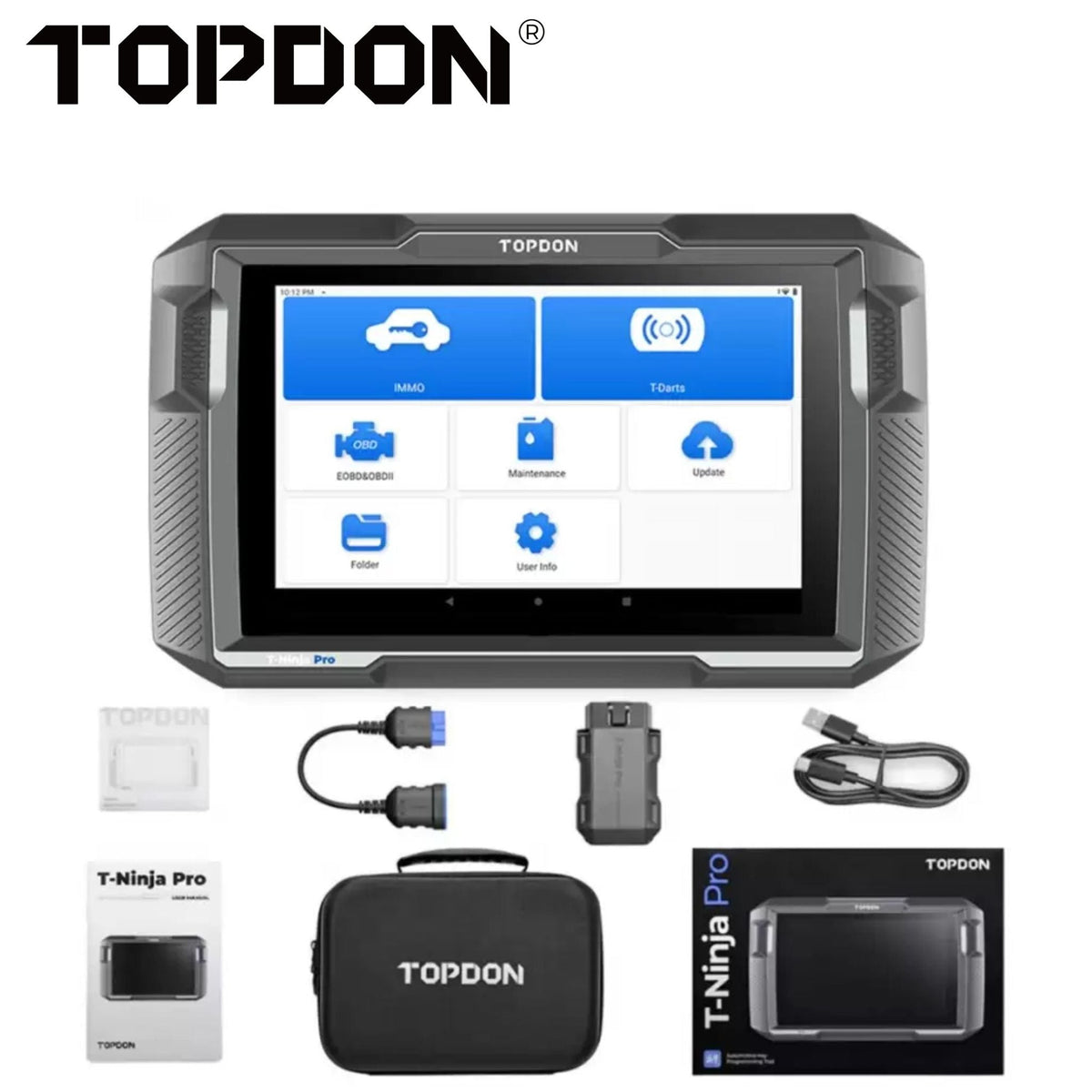 TOPDON - T - Ninja PRO Key Programming and IMMO Diagnostic Scanner - Royal Key Supply