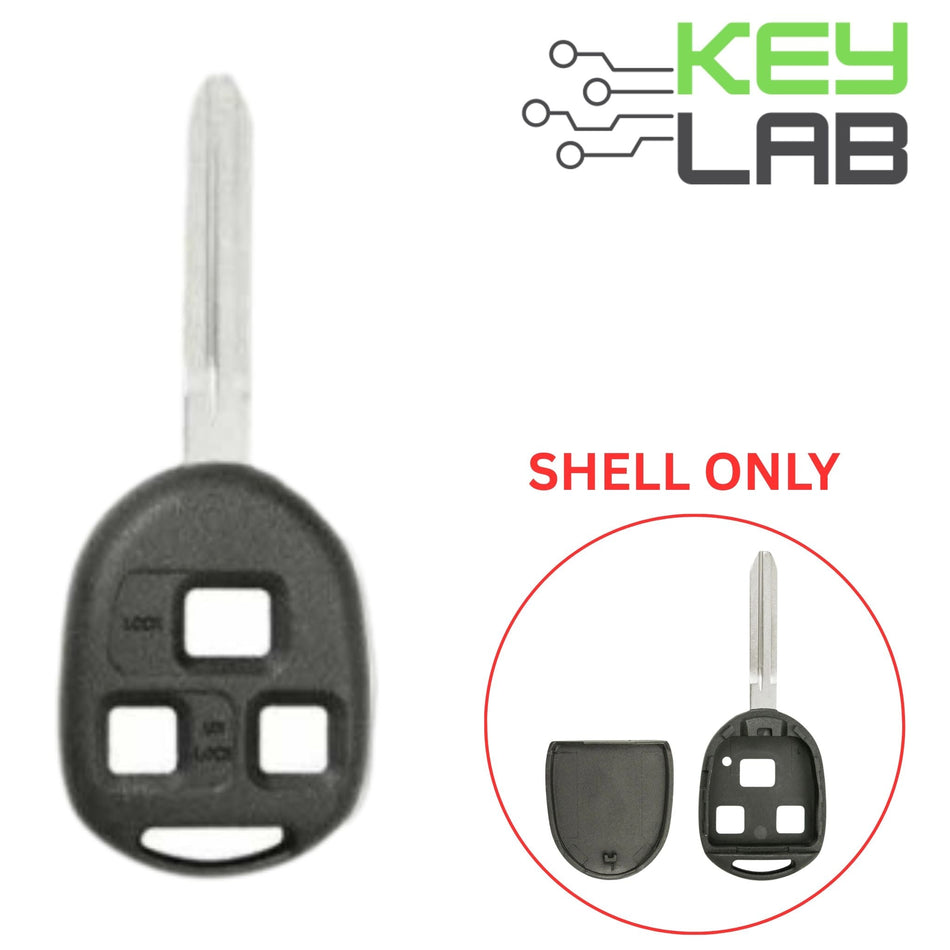 Toyota 1998 - 2014 Remote Head Key SHELL for HYQ12BBT, HYQ1512V - Royal Key Supply