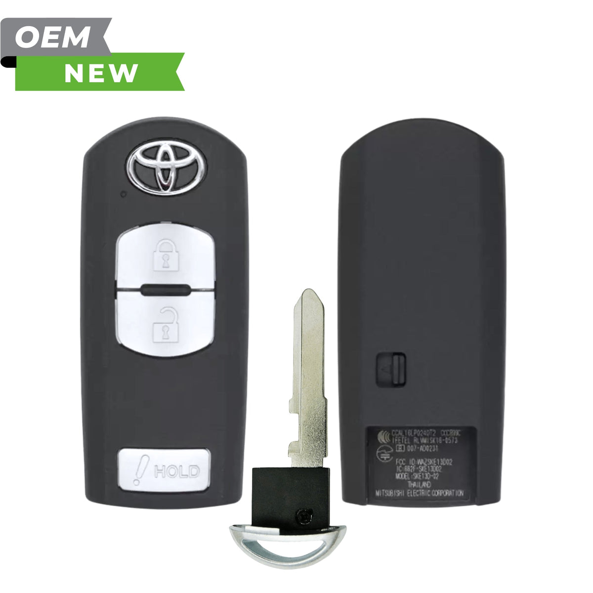 Toyota 2017 - 2020 Yaris IA Smart Key 3B FCCID: WAZSKE13D02 PN 89904 - WB004 - Royal Key Supply