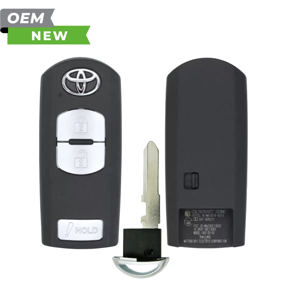 Toyota 2017 - 2020 Yaris IA Smart Key 3B FCCID: WAZSKE13D02 PN 89904 - WB004 - Royal Key Supply