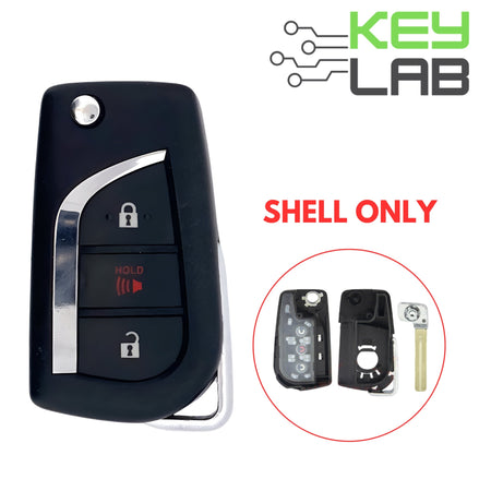 Toyota 2019 - 2022 Flip Remote Key SHELL for GQ4 - 73T - Royal Key Supply